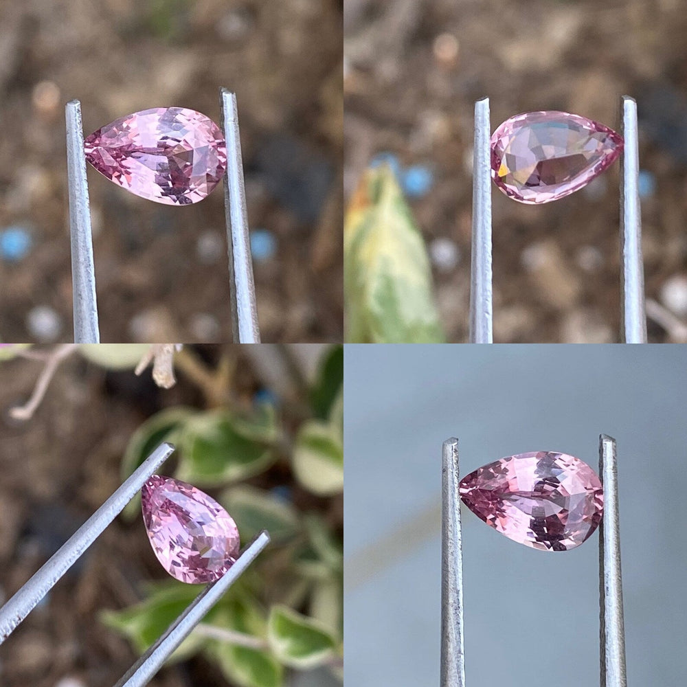 1.14 Ct Pear Cut Purple Sapphire, 8.5mm x 3.5mm x 3.5mm By Valley Rose