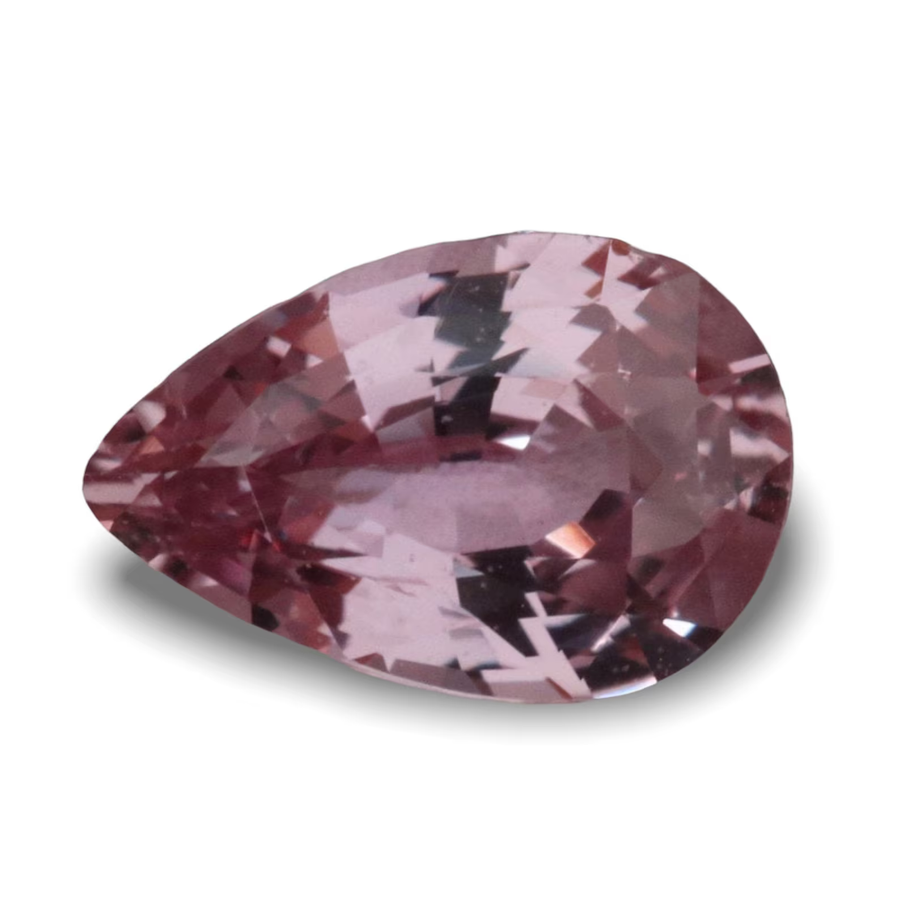 1.14 Ct Pear Cut Purple Sapphire, 8.5mm x 3.5mm x 3.5mm By Valley Rose