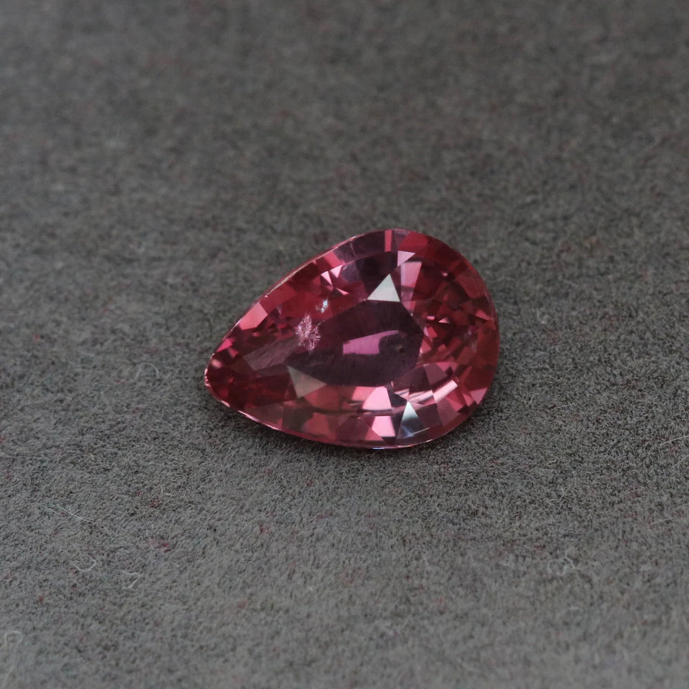 1.16 Ct Pear Cut Pink Sapphire, 8.1mm x 5.8mm x 3.4mm By Valley Rose