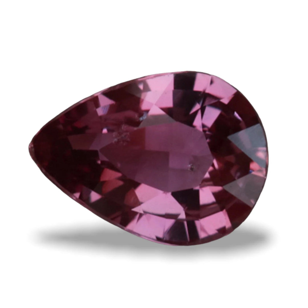 1.16 Ct Pear Cut Pink Sapphire, 8.1mm x 5.8mm x 3.4mm By Valley Rose