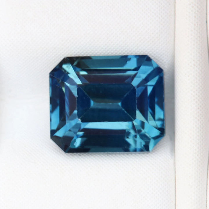 1.23 Ct Ct Emerald Cut Blue Sapphire, 5.9mm x 5.0mm x 4.0mm By Valley Rose