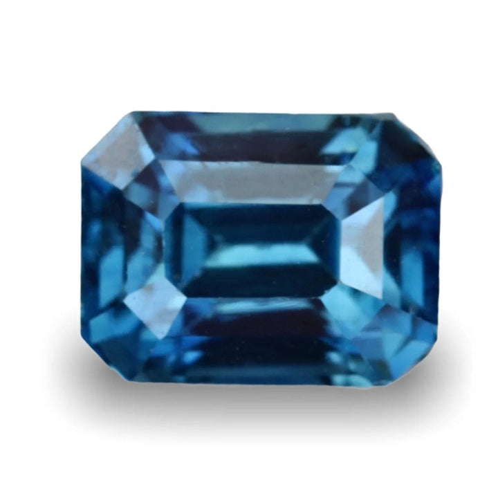 1.26 Ct Ct Emerald Cut Blue Sapphire, 6.1mm x 4.7mm x 4.2mm By Valley Rose