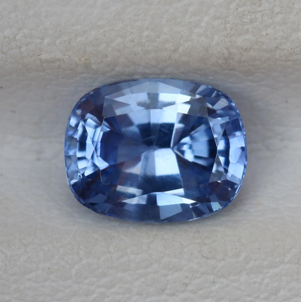 1.49 Ct Cushion Cut Blue Sapphire, 7.4mm x 5.8mm x 3.9mm By Valley Rose
