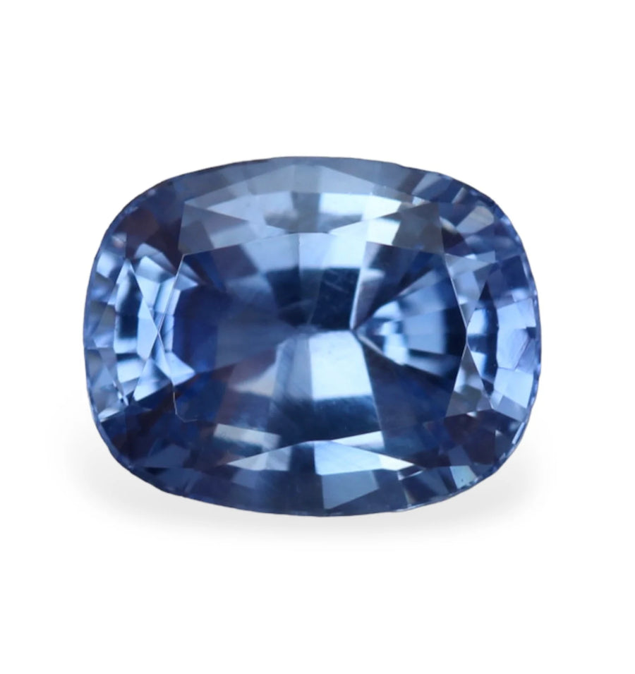 1.49 Ct Cushion Cut Blue Sapphire, 7.4mm x 5.8mm x 3.9mm By Valley Rose