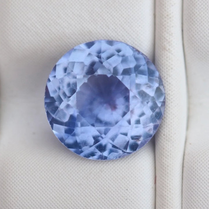 1.51 Ct Round Cut Blue Sapphire, 7.0mm x 7.0mm x 3.9mm By Valley Rose