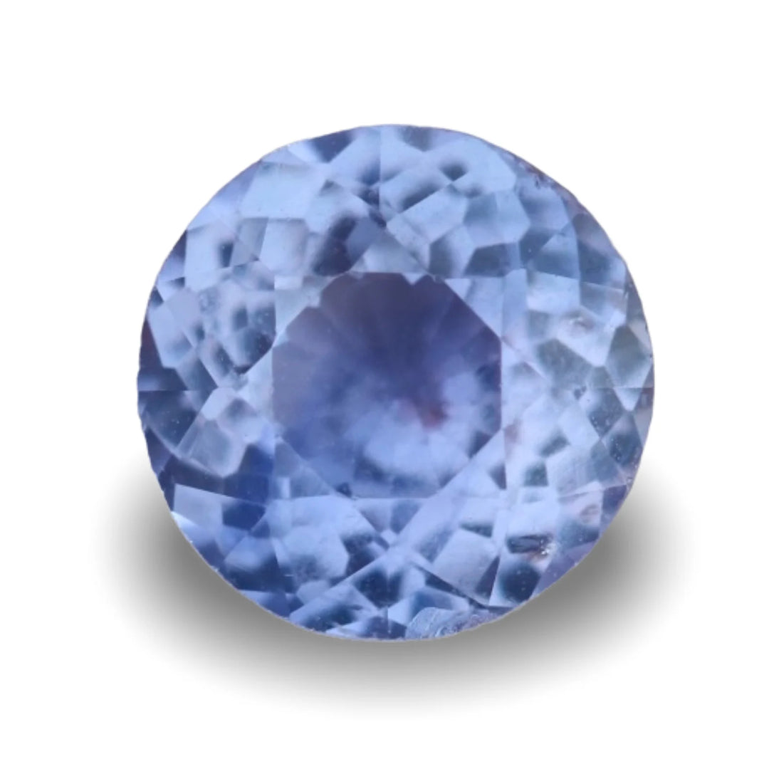 1.51 Ct Round Cut Blue Sapphire, 7.0mm x 7.0mm x 3.9mm By Valley Rose