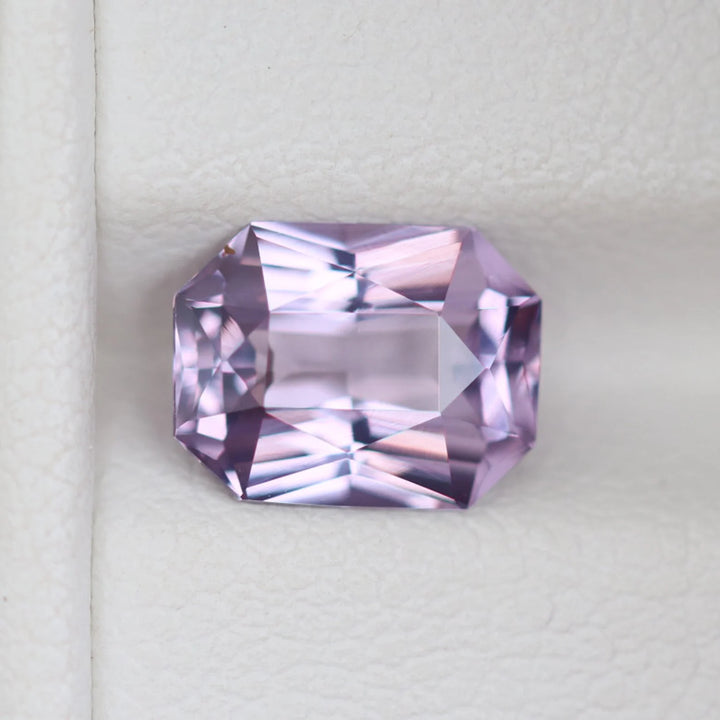 1.61 Ct Radiant Cut Lavender Purple Sapphire, 8.15mm x 6.3mm x 3.9mm By Valley Rose
