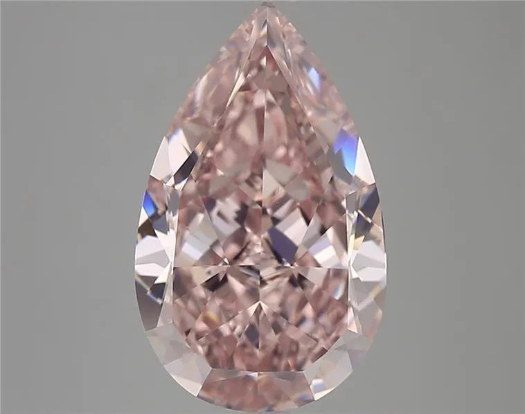 5.80ct Pear Natural Diamond (Colour Fancy Pink, Clarity VVS1, GIA Certified)