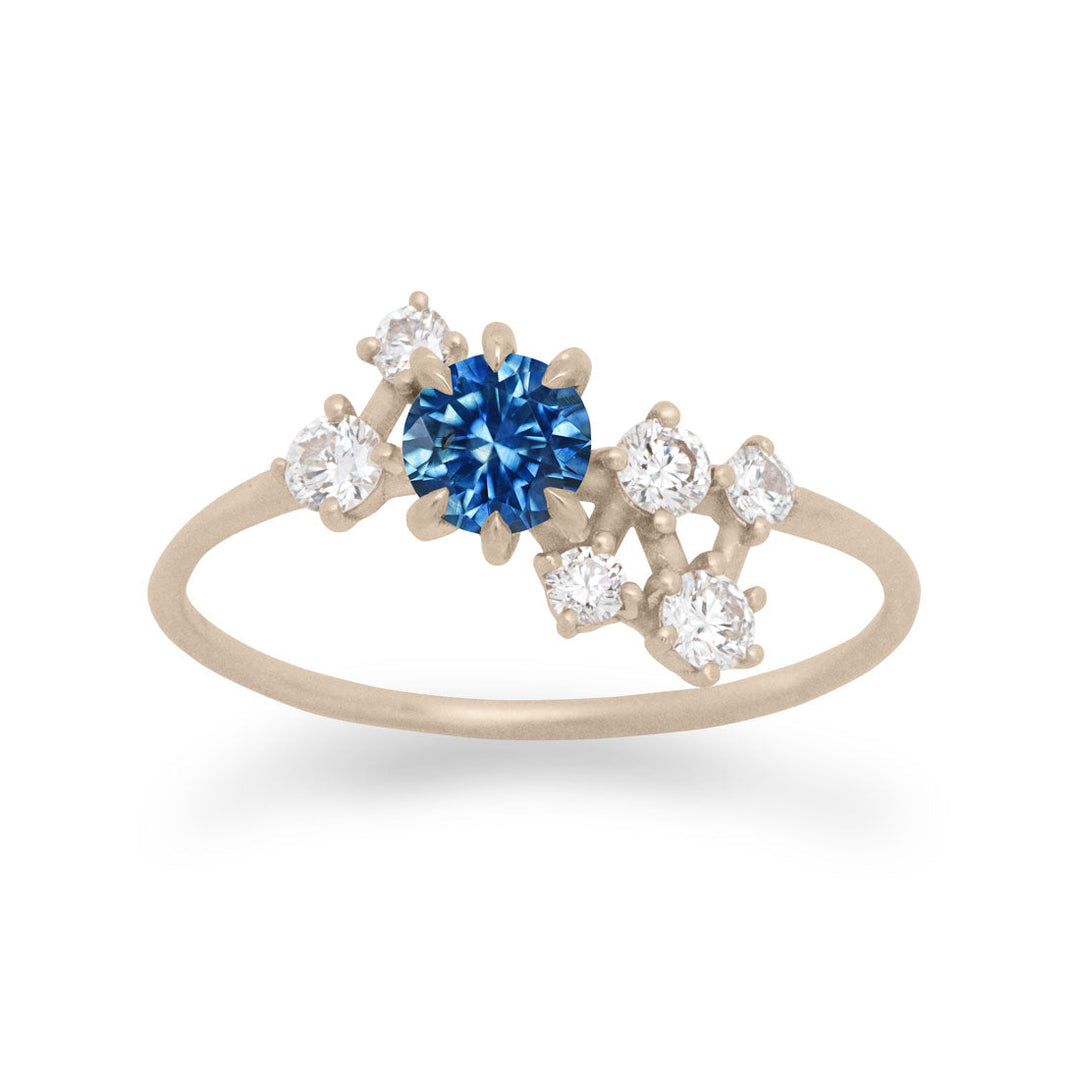 Andromeda Blue Sapphire Ring By Valley Rose