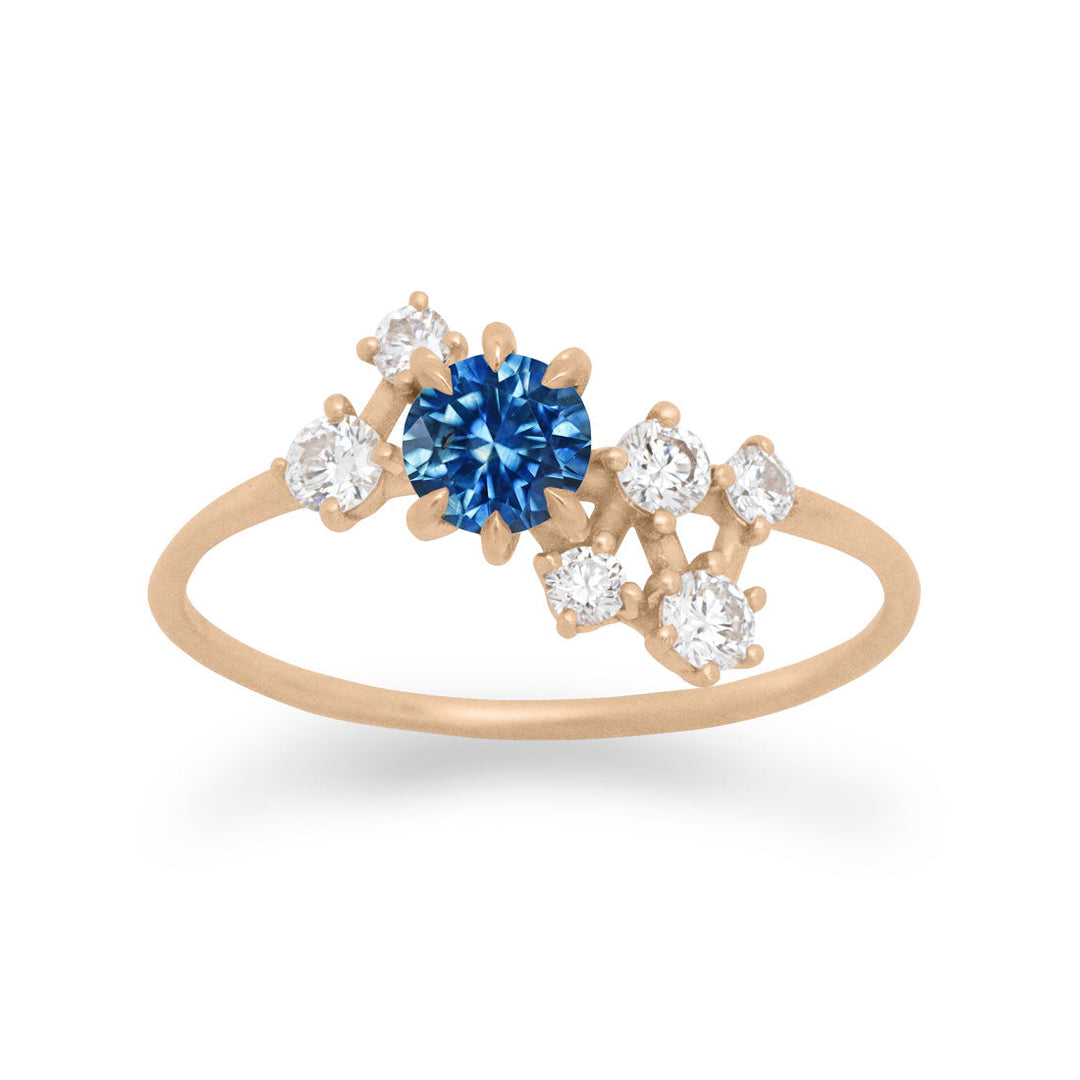 Andromeda Blue Sapphire Ring By Valley Rose
