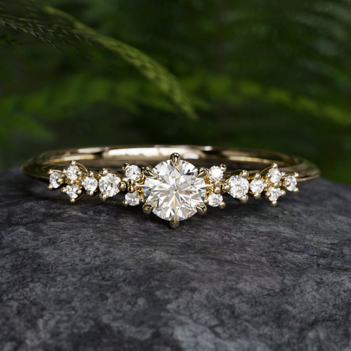 Astrid Diamond Unique Celestial Ring .25 Ct By Valley Rose