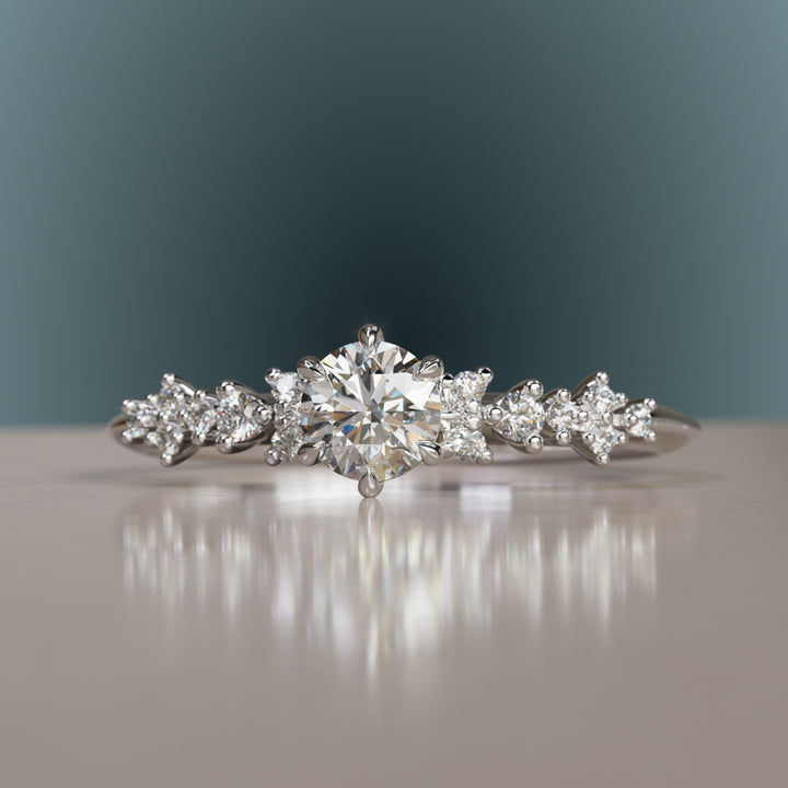 Astrid Diamond Unique Celestial Ring .25 Ct By Valley Rose