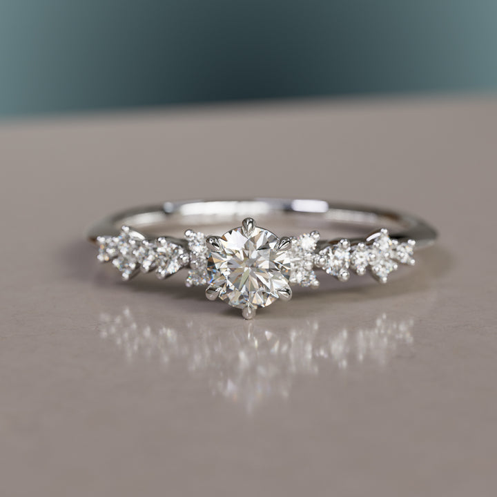 Astrid Diamond Unique Celestial Ring .25 Ct By Valley Rose