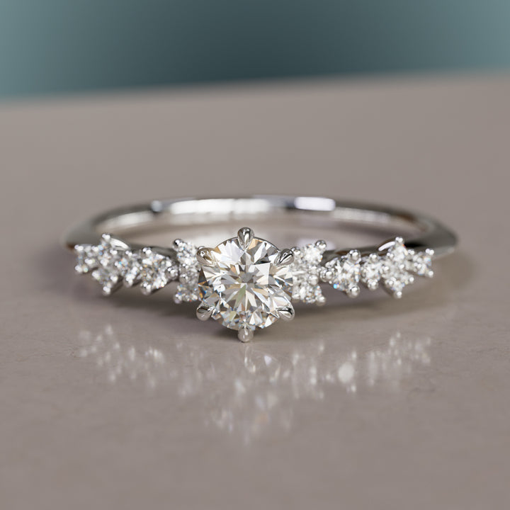 Astrid Diamond Unique Celestial Ring .25 Ct By Valley Rose