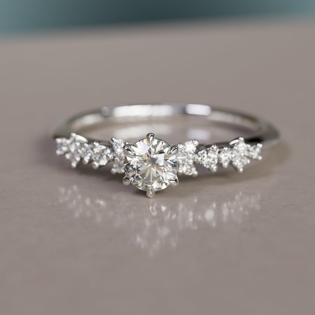 Astrid Diamond Unique Celestial Ring .25 Ct By Valley Rose