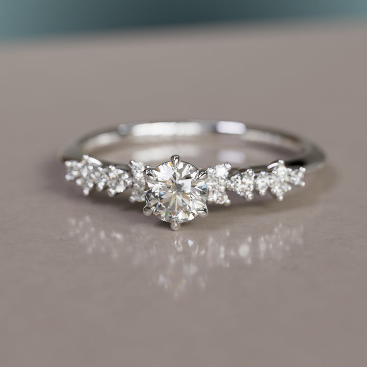 Astrid Diamond Unique Celestial Ring .25 Ct By Valley Rose
