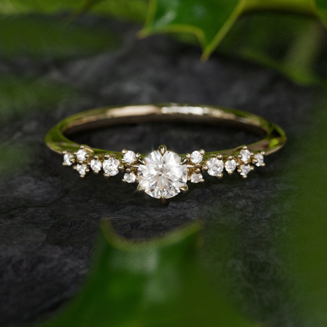 Astrid Diamond Unique Celestial Ring .25 Ct By Valley Rose