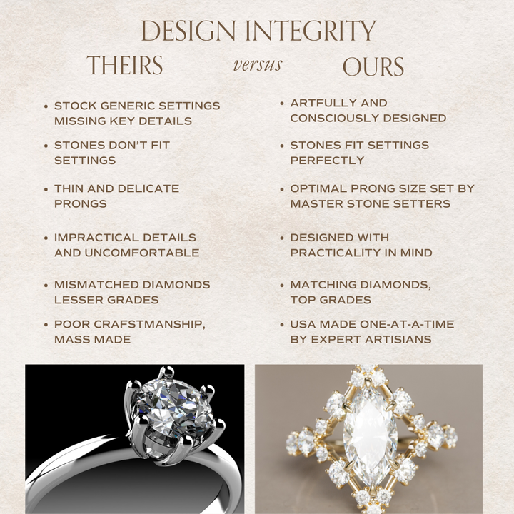Ellaria Marquise Lab Diamond Unique Vintage Halo Engagement Ring By Valley Rose