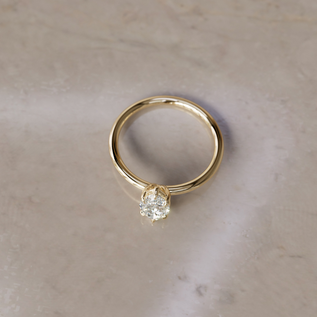 Isla Marquise Diamond Modern Unique Engagement Ring Solitaire By Valley Rose
