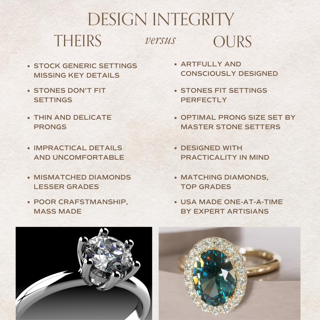 Kristina Oval Sapphire Unique Vintage Halo Engagement Ring By Valley Rose