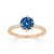 Galatea Ring, Blue Sapphire, Setting Only