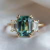 Teal Sapphire Engagement Rings: A Unique Symbol of Love and Responsible Design By Valley Rose
