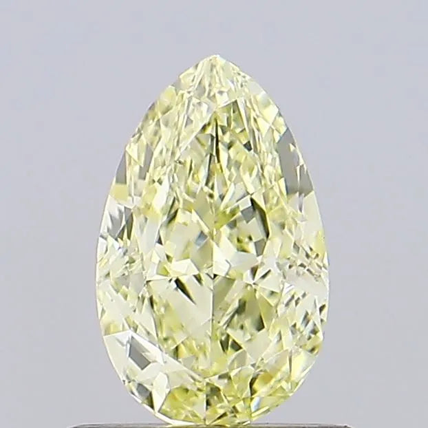 0.71ct Pear Lab Grown Diamond (Colour Fancy Yellow, Clarity VS1, IGI Certified)