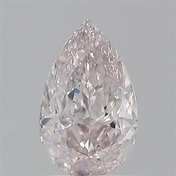 0.74ct Pear Natural Diamond (Colour Fancy Light Pink, Clarity SI1, GIA Certified)