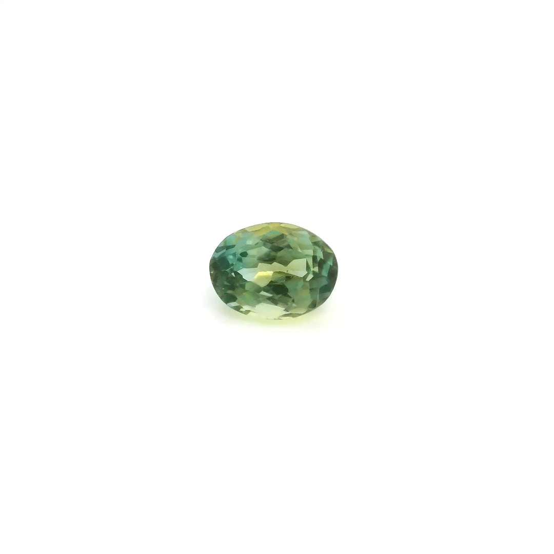 0.77ct Oval Natural Sapphire (Colour Green, Clarity Slightly Included, Cut Faceted)