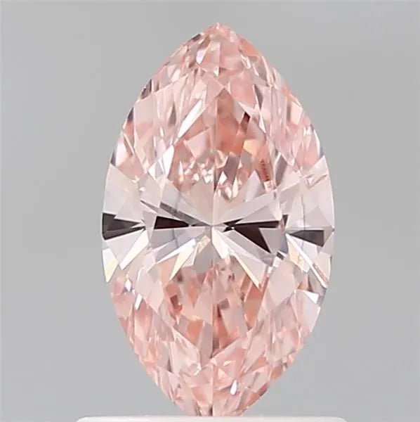 0.84ct Marquise Lab Grown Diamond (Colour Fancy Vivid Pink, Clarity VS2, IGI Certified)