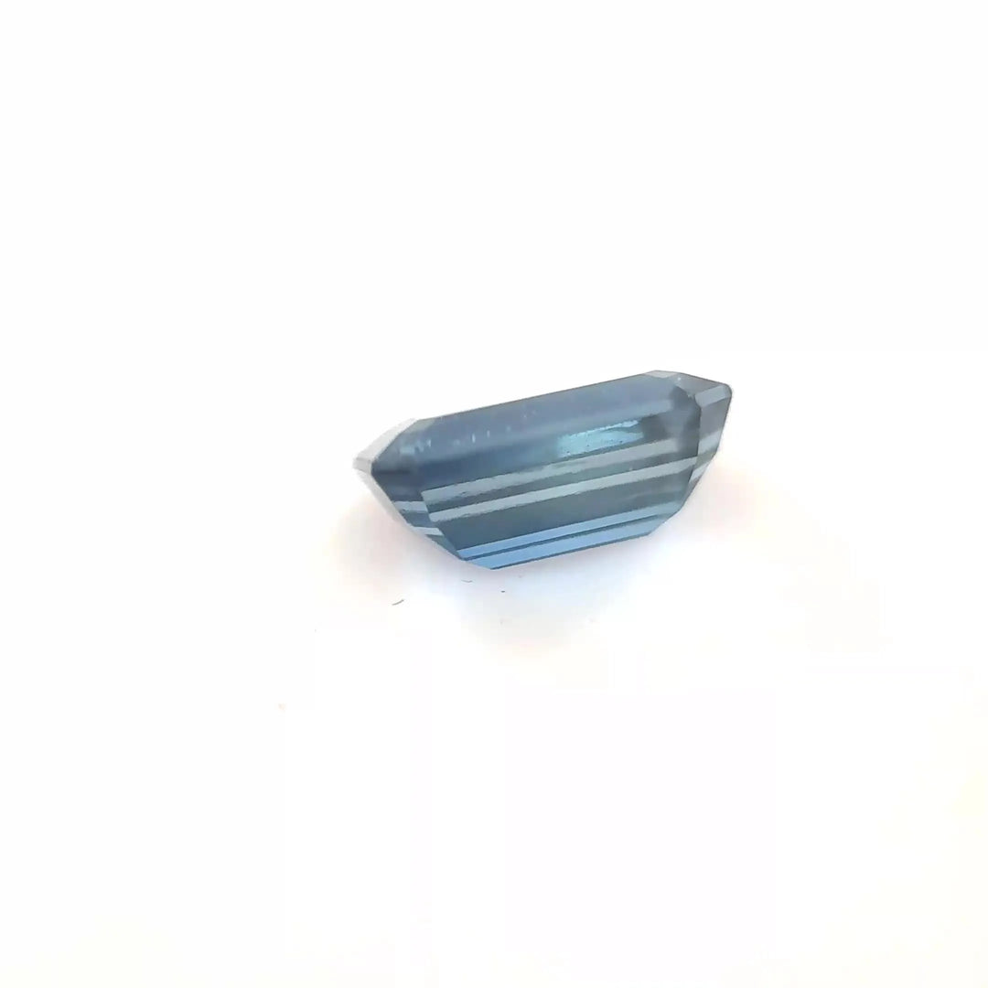 0.98ct Emerald Natural Sapphire (Colour Blue, Clarity Eye Clean, Cut Faceted)