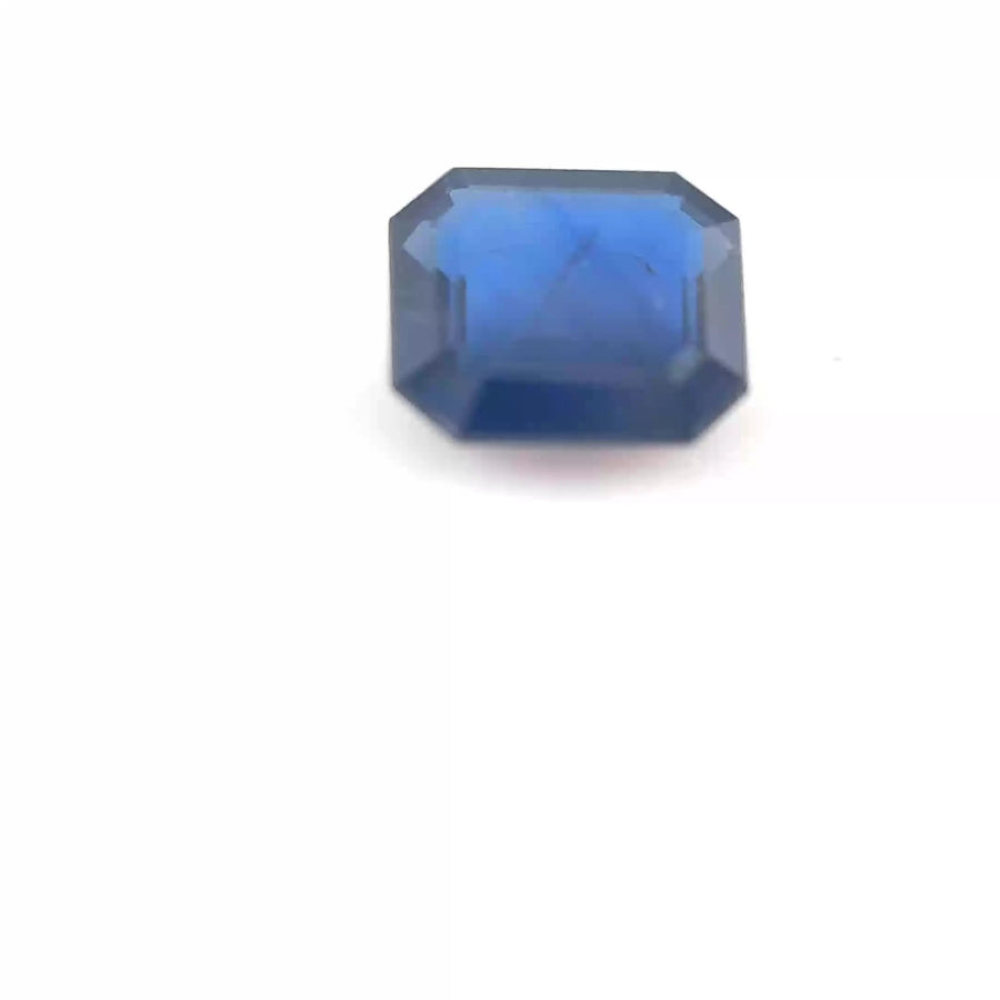 1.00ct Emerald Natural Sapphire (Colour Blue, Clarity Slightly Included, Cut Faceted)