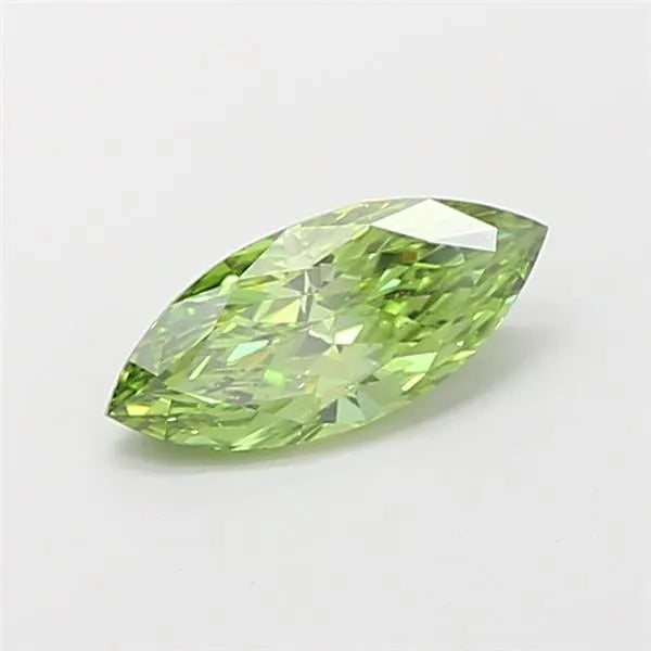 1.00ct Marquise Lab Grown Diamond (Colour Fancy Vivid Green, Clarity SI1, IGI Certified)