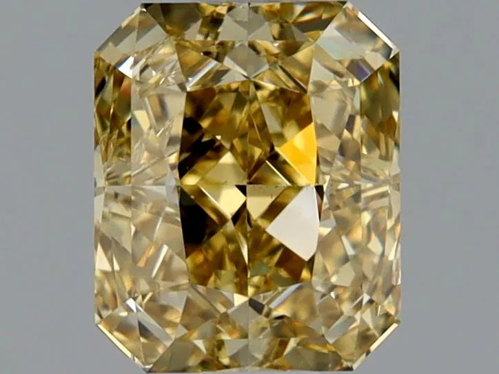 1.00ct Radiant Natural Diamond (Colour Fancy Brownish Yellow, Clarity SI2, GIA Certified)