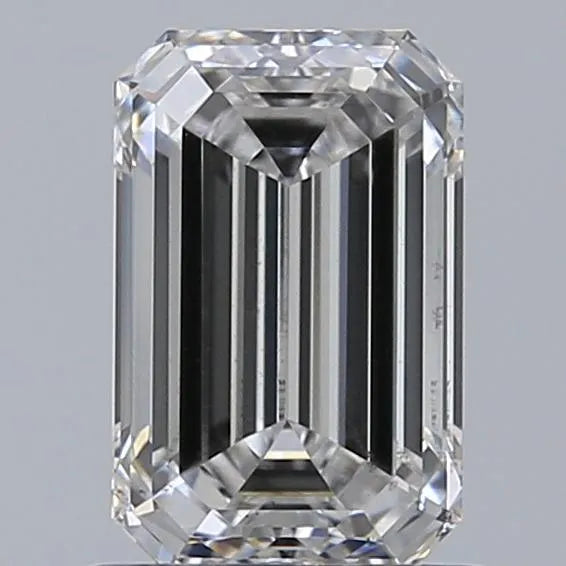 1.01ct Emerald Lab Grown Diamond (Colour F, Clarity SI1, IGI Certified)