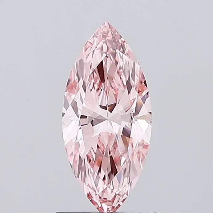 1.01ct Marquise Lab Grown Diamond (Colour Fancy Vivid Pink, Clarity VS1, IGI Certified)