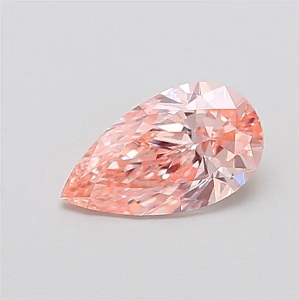 1.01ct Pear Lab Grown Diamond (Colour Fancy Intense Pink, Clarity VS2, IGI Certified)