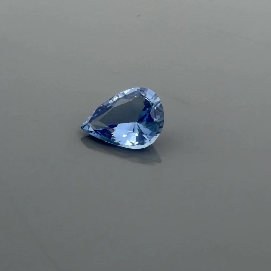 1.01ct Pear Natural Sapphire (Colour Blue, Clarity Eye Clean, Cut Faceted)
