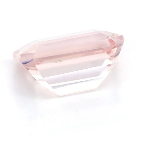 1.02ct Emerald Natural Morganite (Colour Pink, Clarity Eye Clean, Cut Faceted)