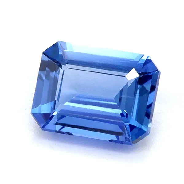 1.02ct Emerald Natural Sapphire (Colour Blue, Clarity Eye Clean, Cut Faceted)