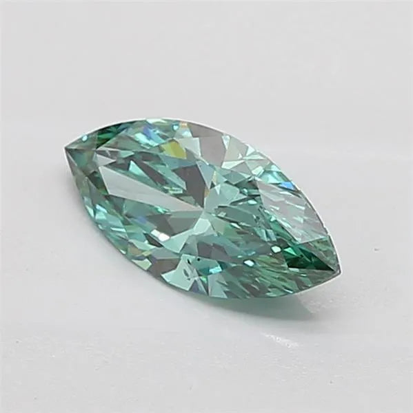 1.02ct Marquise Lab Grown Diamond (Colour Fancy Vivid Green, Clarity SI1, IGI Certified)