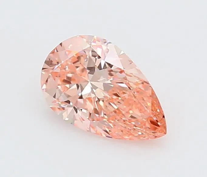 1.02ct Pear Lab Grown Diamond (Colour Fancy Vivid Pink, Clarity VVS1, IGI Certified)