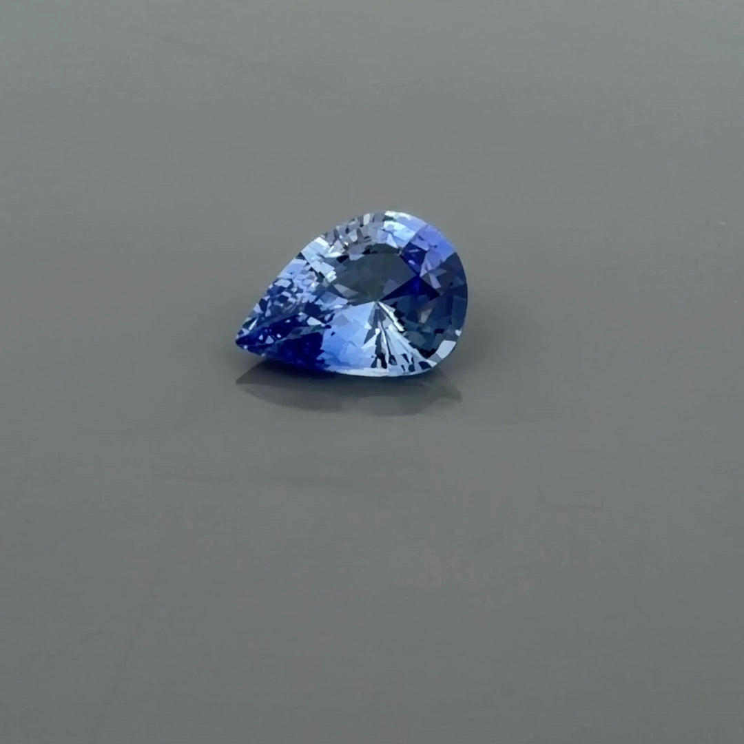 1.02ct Pear Natural Sapphire (Colour Blue, Clarity Eye Clean, Cut Faceted)