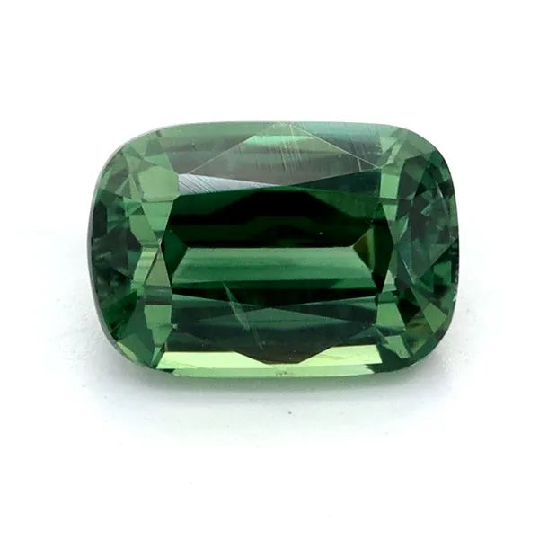 1.03ct Cushion Natural Sapphire (Colour Green, Clarity Eye Clean, Cut Faceted)