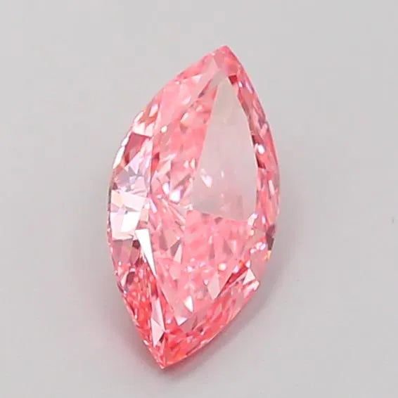 1.04ct Marquise Lab Grown Diamond (Colour Fancy Vivid Pink, Clarity VS1, IGI Certified)