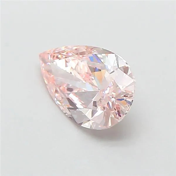1.04ct Pear Lab Grown Diamond (Colour Fancy Intense Pink, Clarity VVS2, IGI Certified)