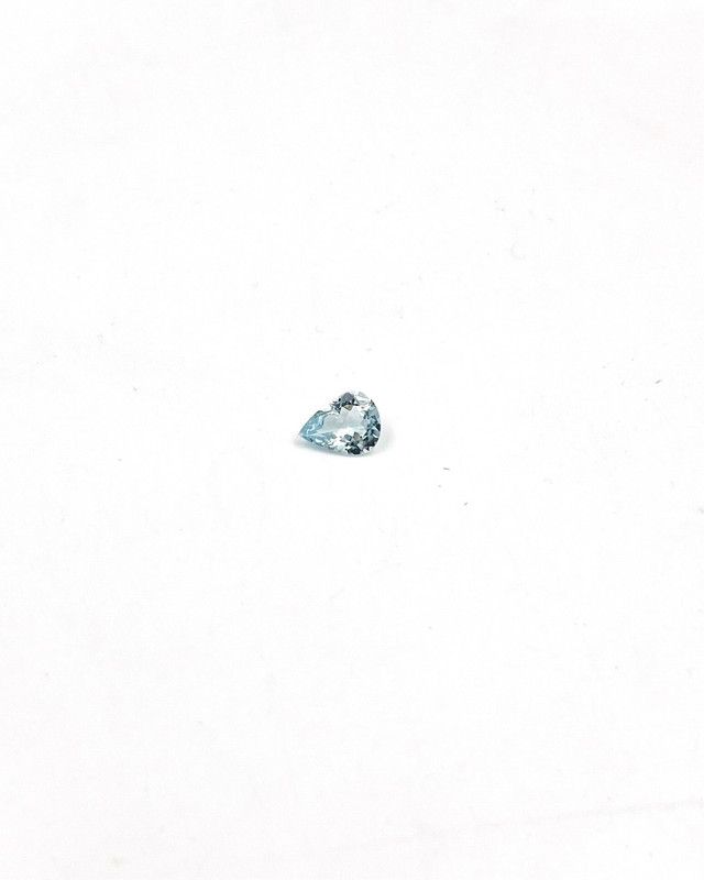 1.04ct Pear Natural Aquamarine (Colour Blue, Clarity Slightly Included, Cut Faceted)