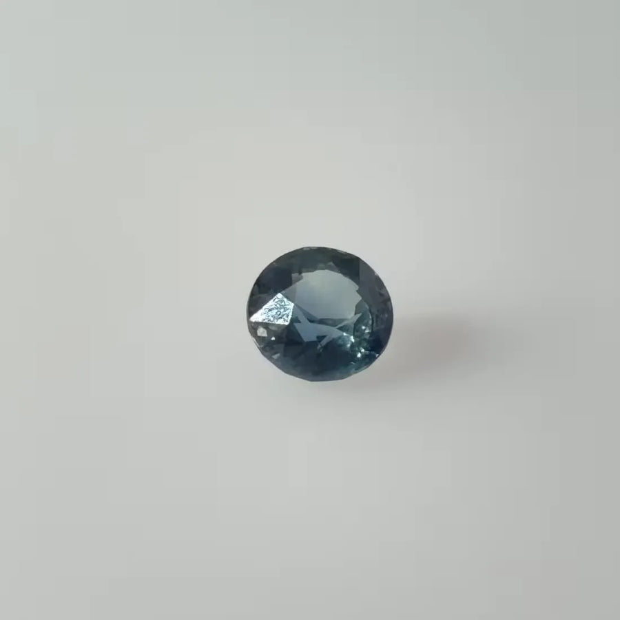 1.04ct Round Natural Sapphire (Colour Teal, Clarity Eye Clean, Cut Faceted)