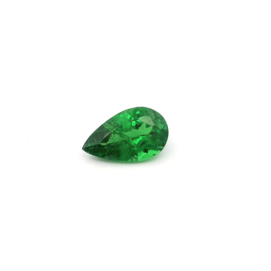 1.05ct Pear Natural Garnet (Colour Green, Clarity Slightly Included, Cut Faceted)