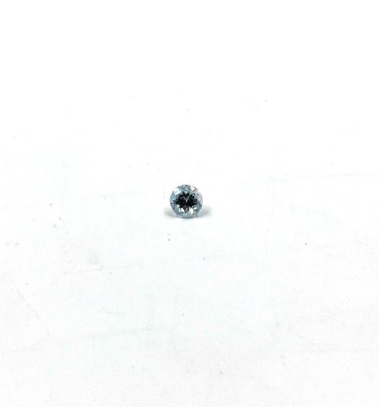 1.05ct Round Natural Aquamarine (Colour Blue, Clarity Slightly Included, Cut Faceted)